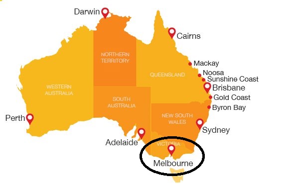 Australia-map